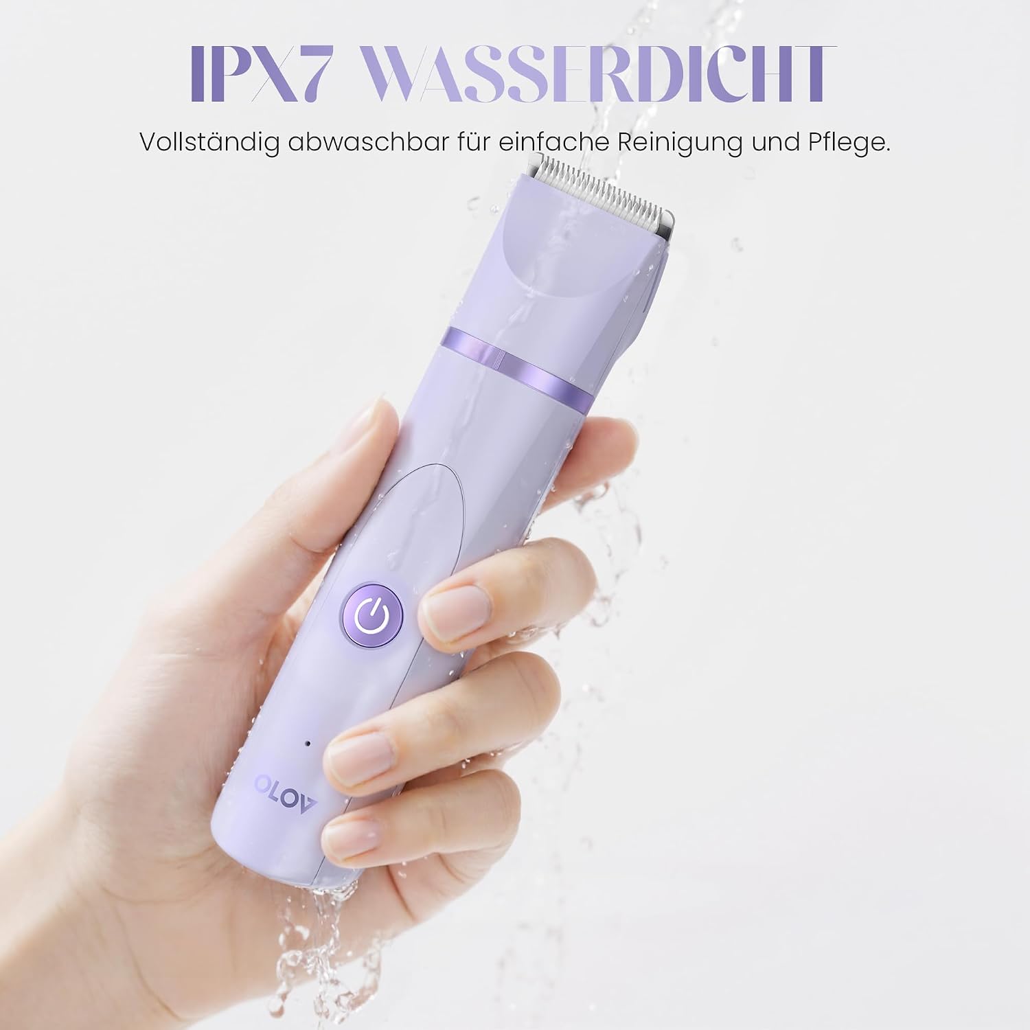 Thumbnail 2 de Wiederaufladbarer Intimrasierer für Frauen elektrischer Damenrasierer