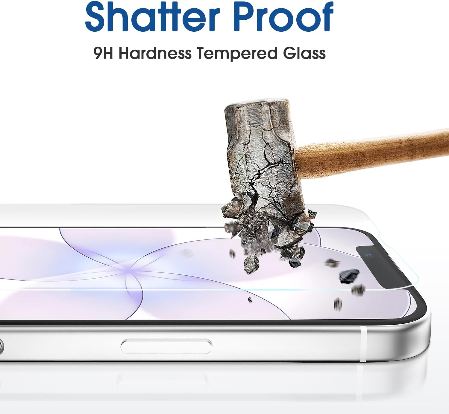 Detalle de amFilm OneTouch iPhone 17e Screen Guard