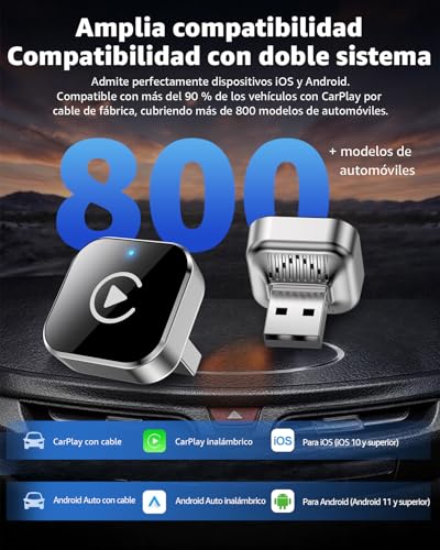 Thumbnail 7 de Ancvet Adaptador CarPlay Inalámbrico y Android Auto: explorando CarPlay/Android Auto sin cables para coches con sistema original