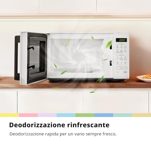 Thumbnail 8 de COMFEE' Forno a Microonde Digitale 20L 700W: 11 livelli, 6 menu automatici e memoria, design compatto