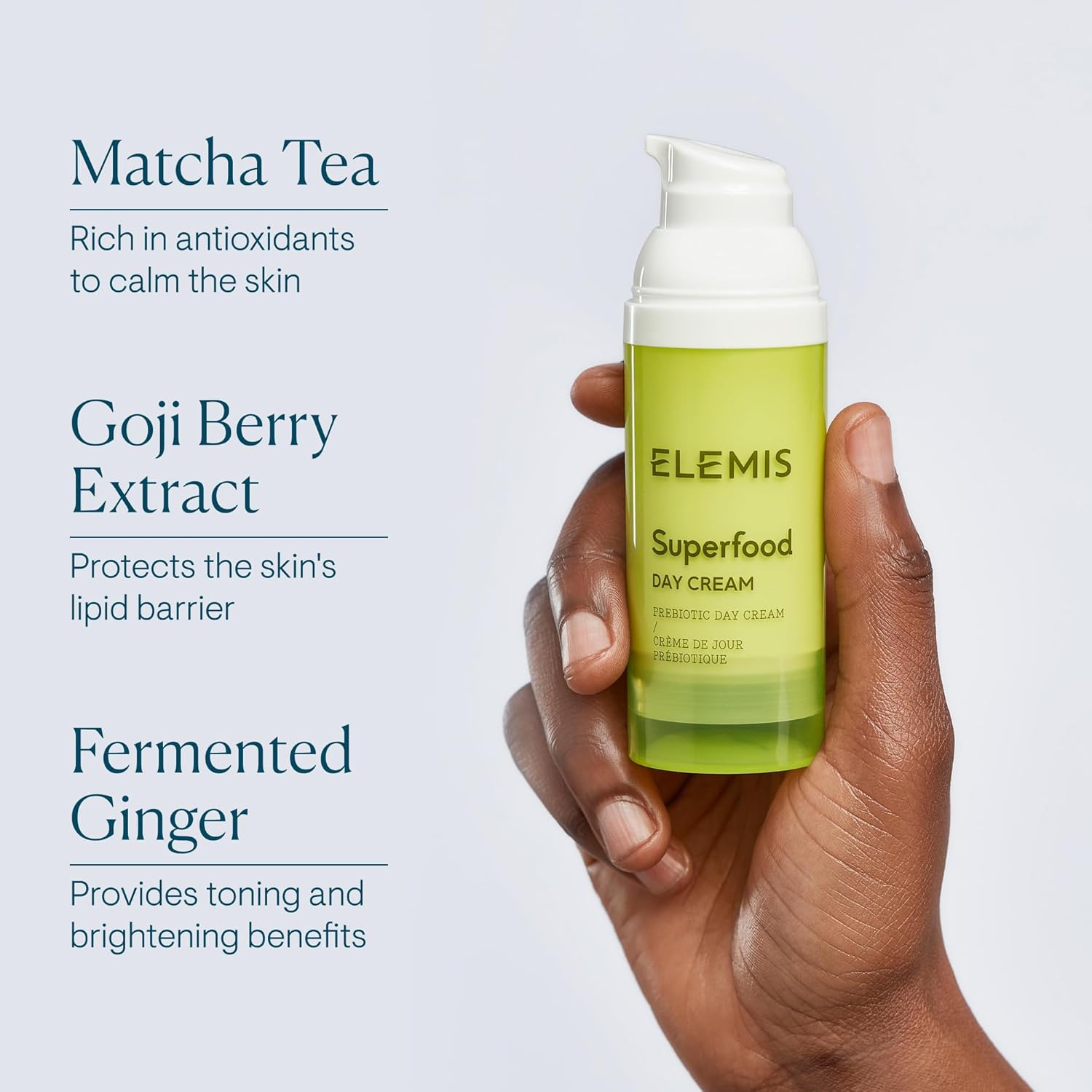 Thumbnail 6 de Elemis Superfood Day Cream: crema giorno prebiotica al matcha con zenzero e bacche goji, 50 ml