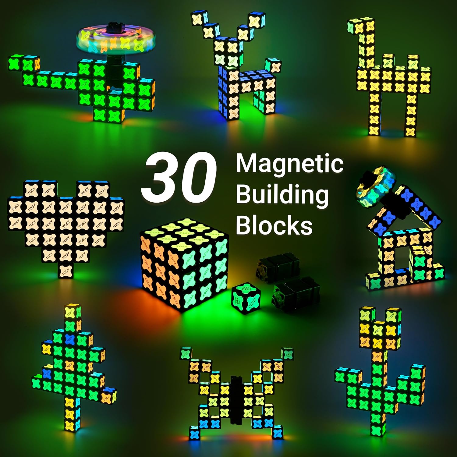 Detalle 1 de TOSY Magnet Cube 3x3 240 magnets toy