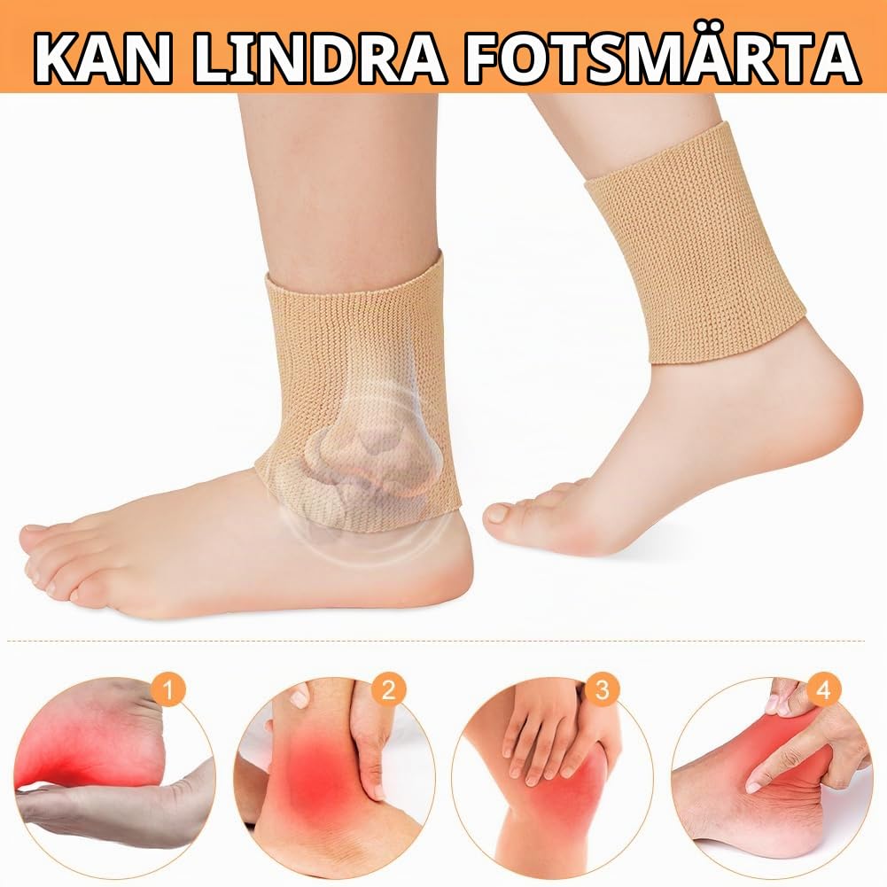 Detalle 2 de Fefod 5476465 ankelskydd med gelkuddar för skridskoåkning