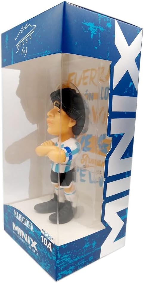 Detalle 2 de MINIX Maradona – Argentina, figurka kolekcjonerska z PVC, 12 cm