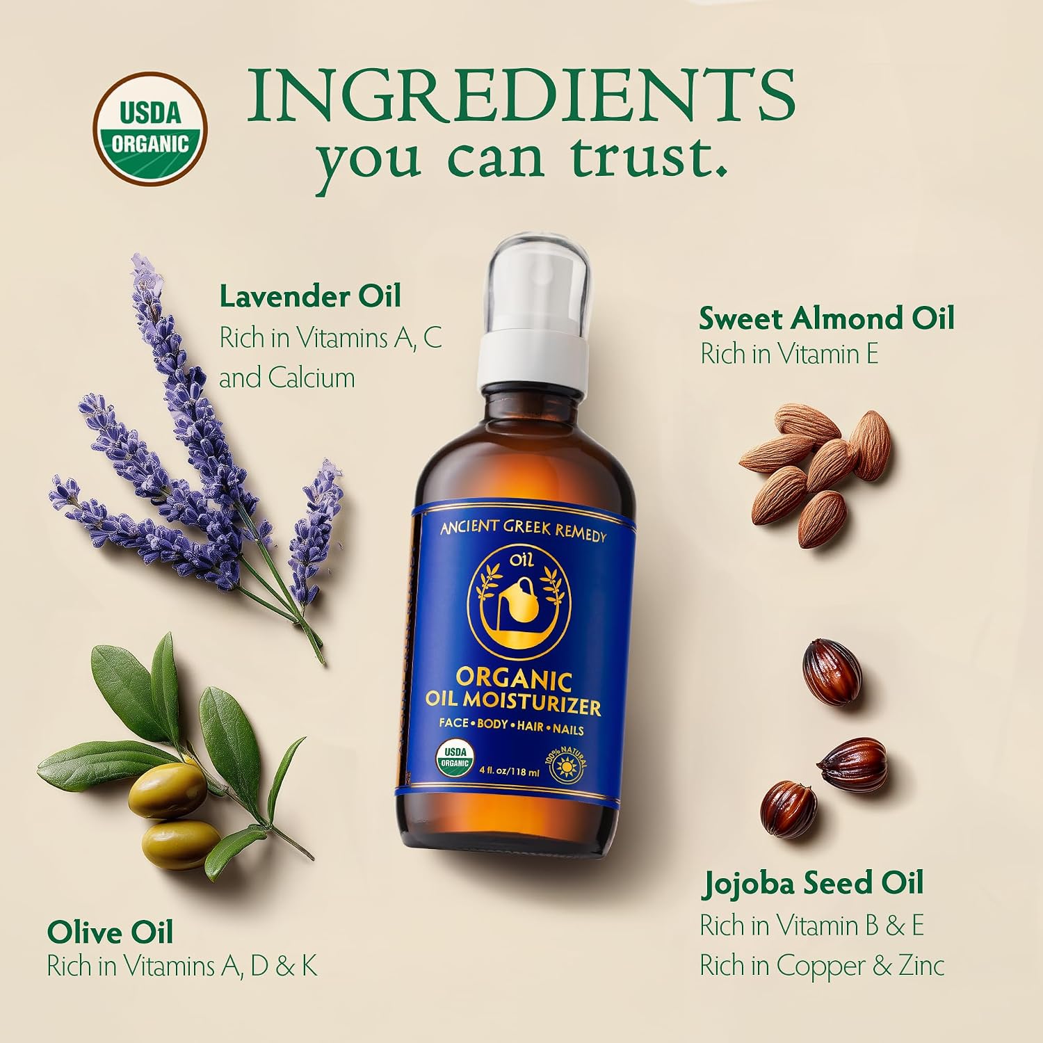 Thumbnail 5 de Ancient Greek Remedy Body Oil 4 oz