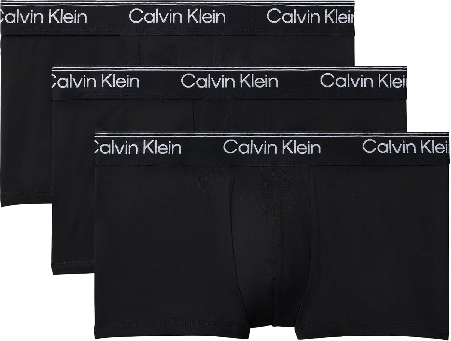 Thumbnail 6 de Calvin Klein Low Rise Trunk 3pk LV00NB4409, boxer a vita bassa da uomo (confezione da 3)