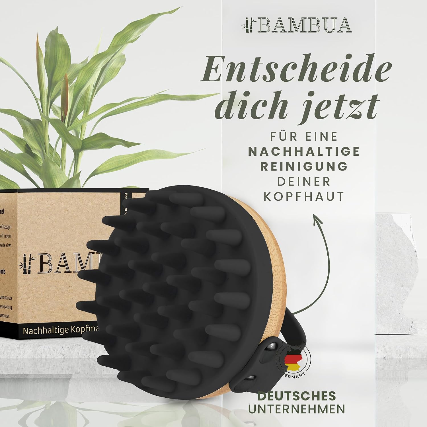Thumbnail 6 de BAMBUA Kopfhaut Massagebürste
