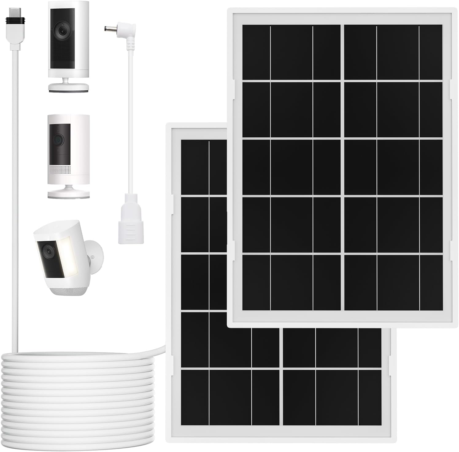 Detalle de Ring 7W Solar Panel Charger 2-Pack USB-C adapter