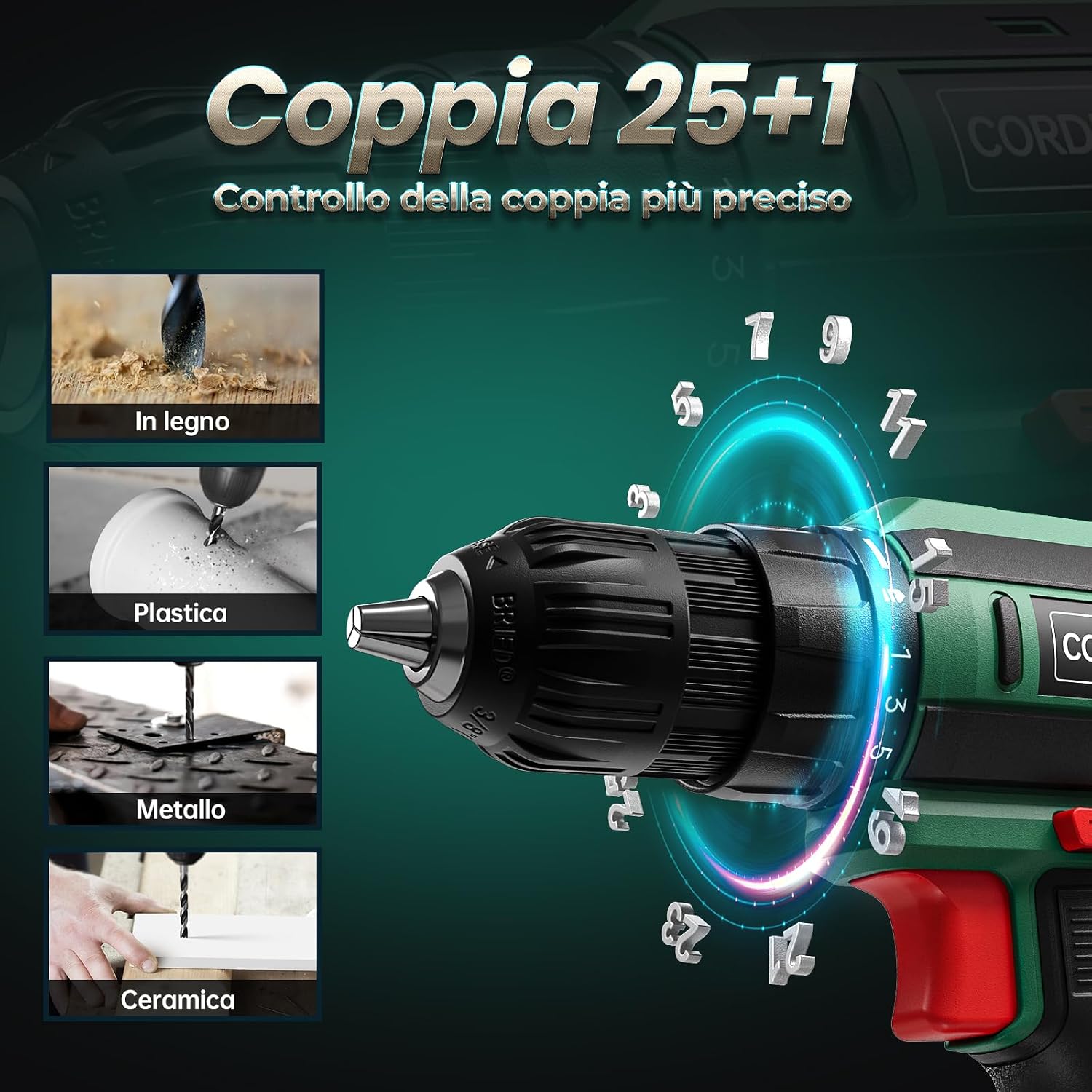 Thumbnail 5 de FAHEFANA 2025 Trapano Avvitatore 20V