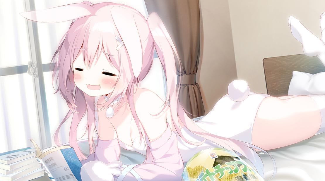Thumbnail 2 de とける風花とシロうさぎ 有償特典セット付｜PC向けビジュアルノベルADV・タペストリー＆アクリルフィギュア