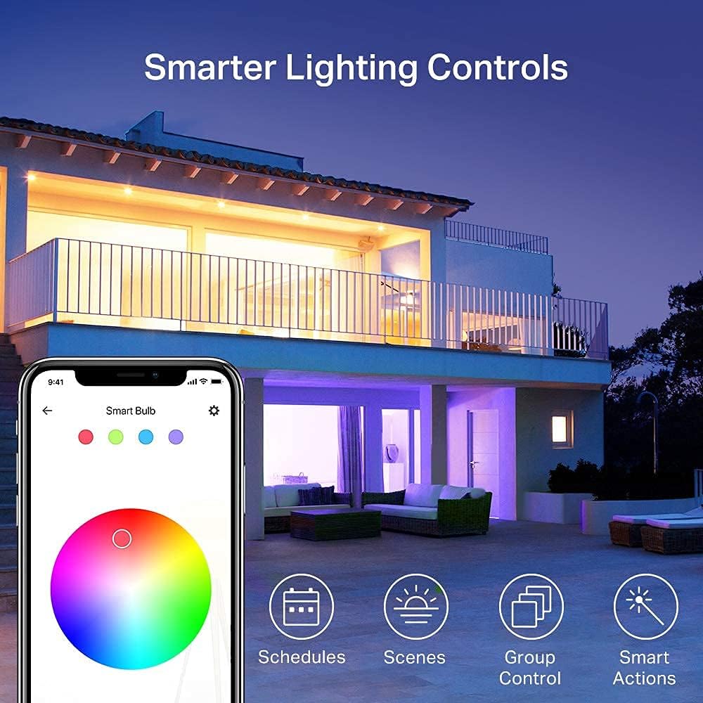 Detalle de Kasa Smart KL135P2 A19 Smart Wi-Fi Bulbs, 1000 Lumens, 16M Colors, 2-Pack