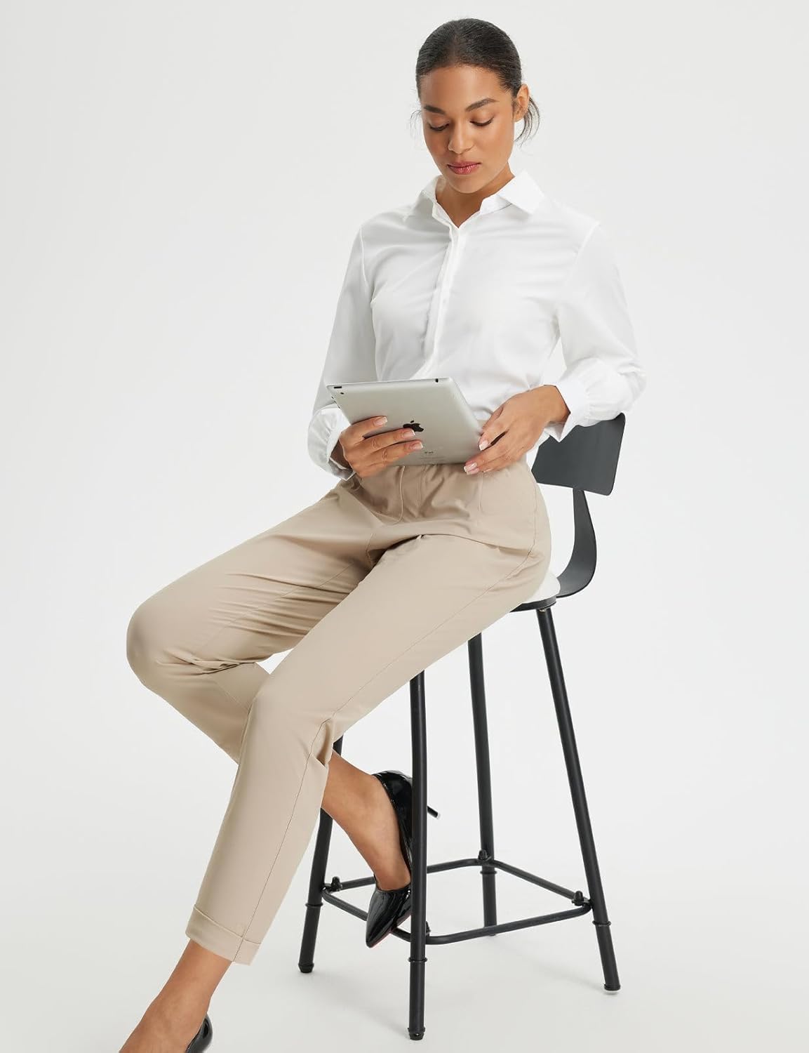 Thumbnail 6 de baleaf Women's Travel Pants with Zipper Pockets: Stretchy, Business-Casual Slacks with Practical Pockets
