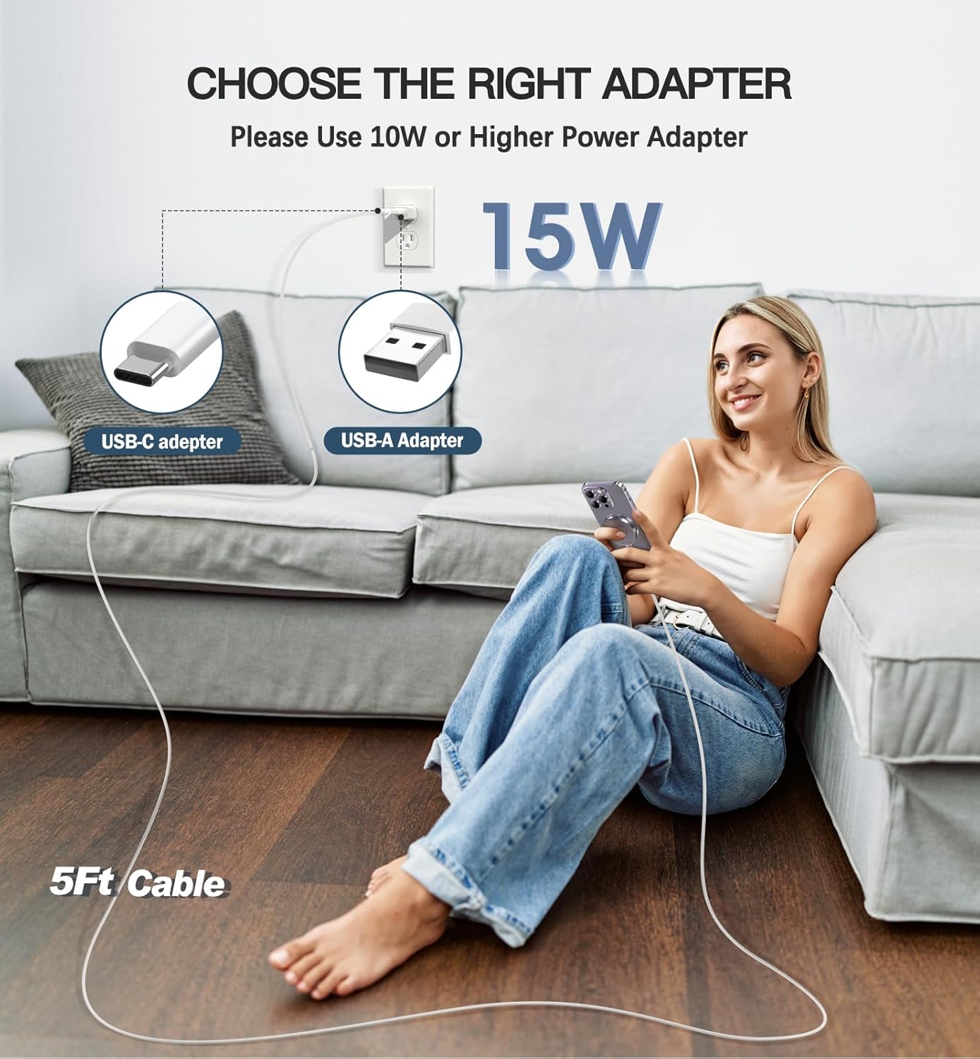 Thumbnail 5 de Mag-Safe Charger 15W fast wireless charger for iPhone