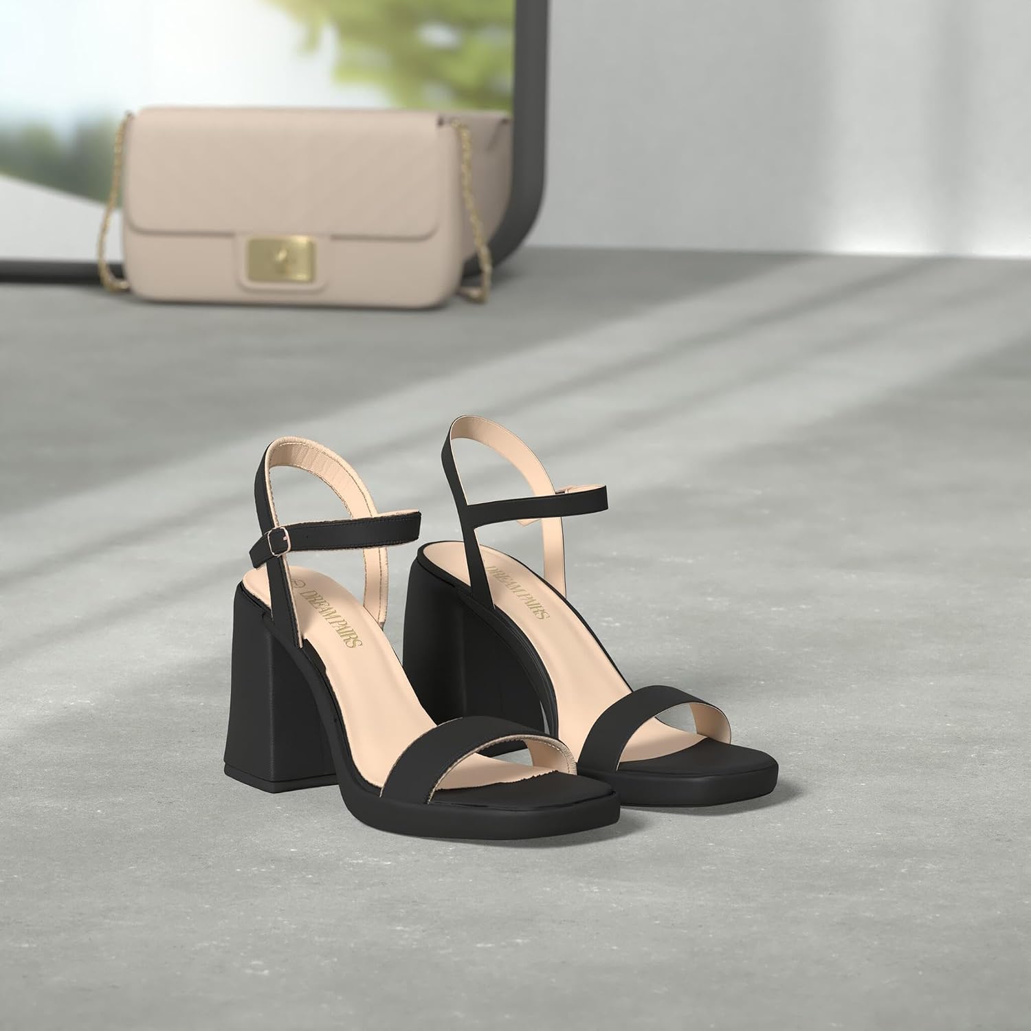 Detalle 2 de DREAM PAIRS Platform Heels 1.57 in ðŸ‘