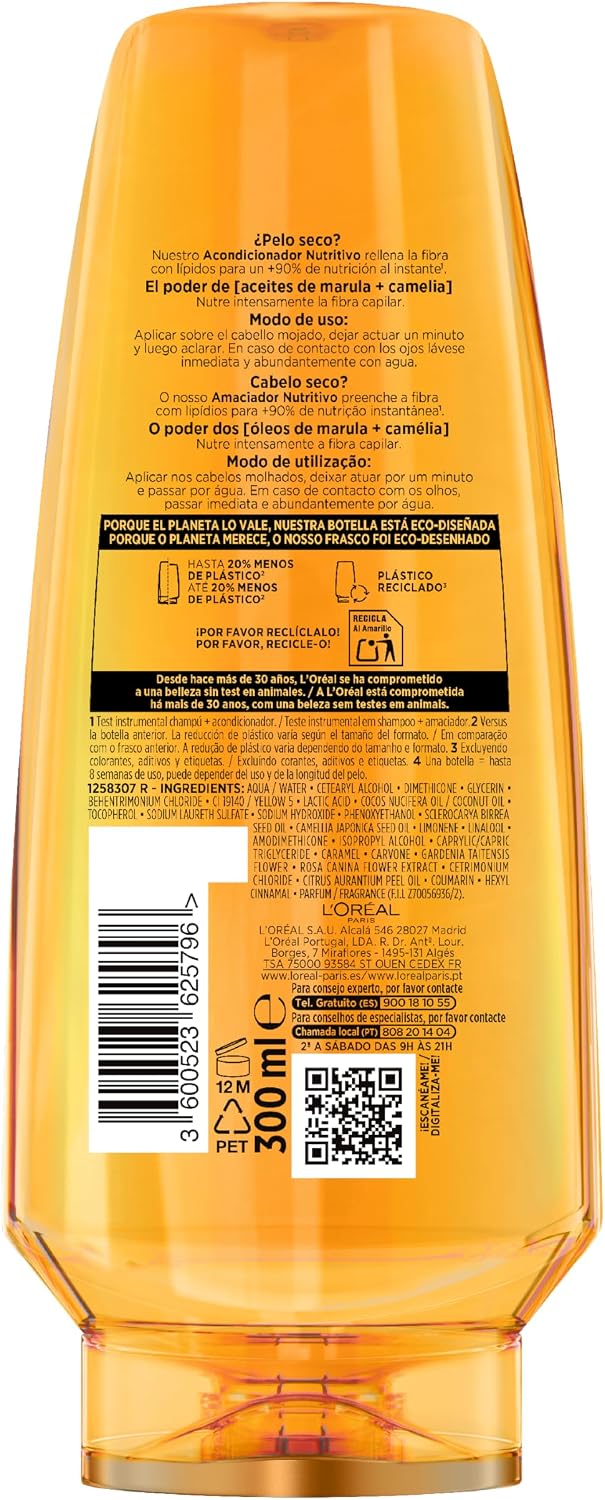 Detalle de L’Oréal Paris Elvive Suaviz.300 Aceite Extra conditioner voor droog haar, 300 ml
