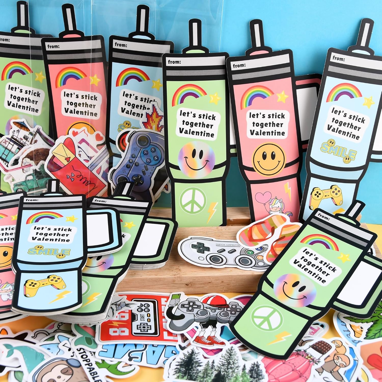 Thumbnail 1 de Anner Lily Valentine Cards 48 🎁