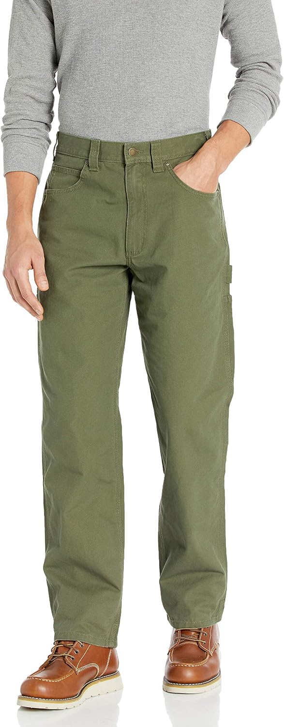 Detalle de Amazon Essentials Men's Relaxed-Fit Carpenter Utility Trousers with Tool Pockets (Discontinued Colours)