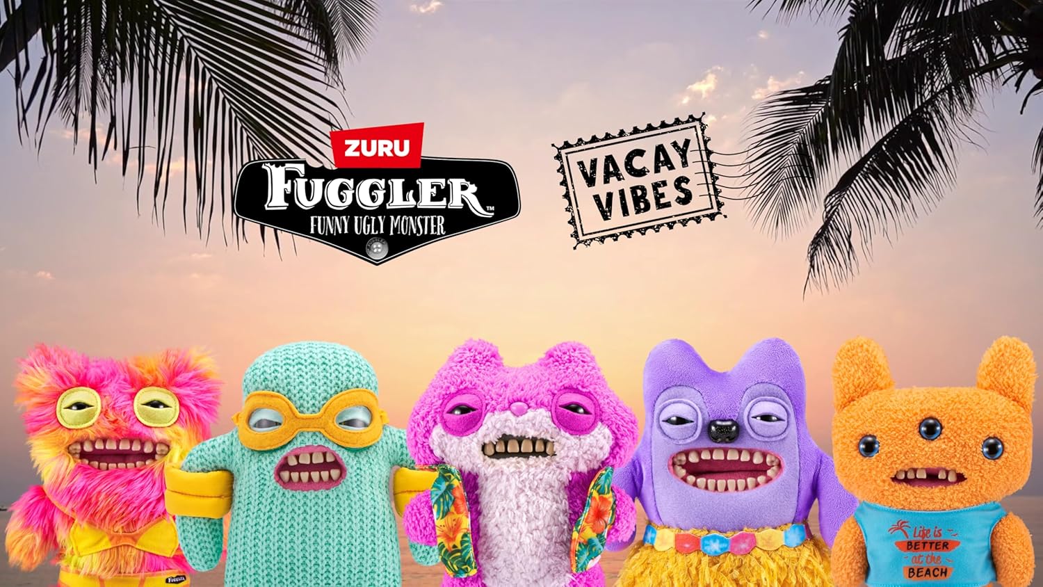 Thumbnail 6 de Fuggler Vacay Vibes 23 cm Plüschtier