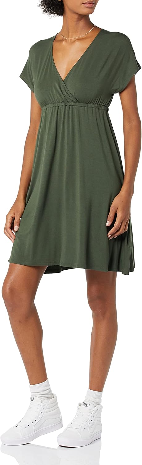 Thumbnail 4 de Amazon Essentials women’s casual surplice dress (Ecovero viscose blend) for beach and wedding guest wear