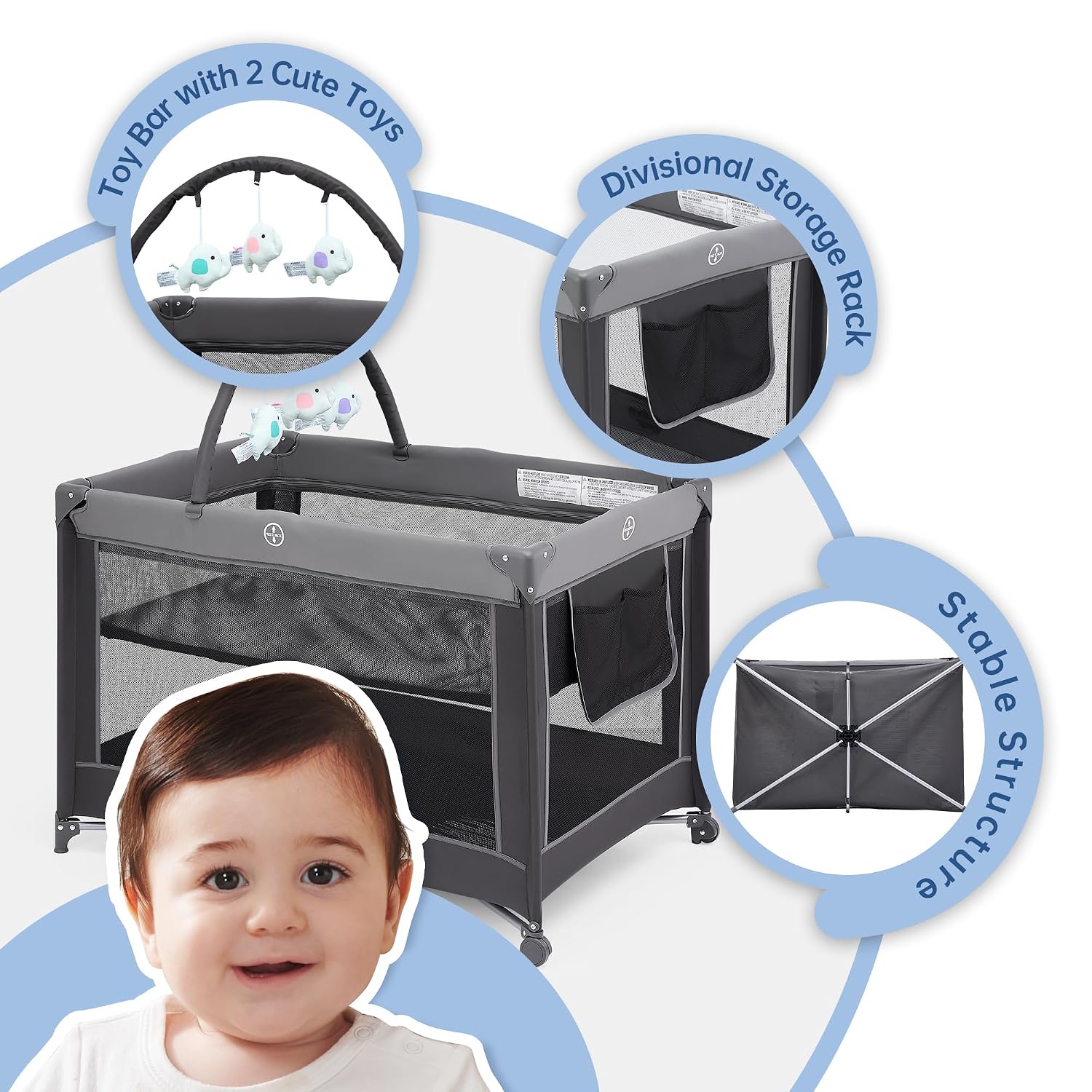 Detalle 2 de Pamo Babe Portable Playpen