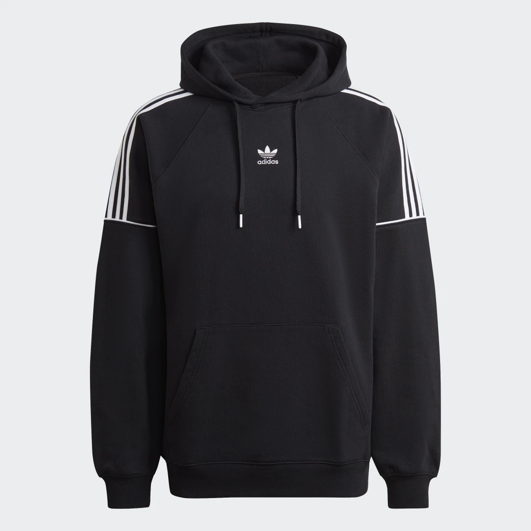 Detalle 2 de adidas Rekive, sudadera con capucha negra