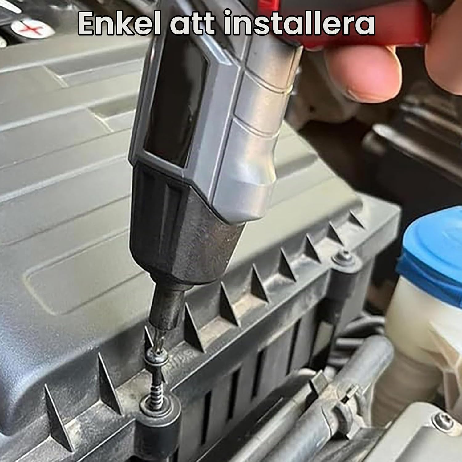 Detalle de Kisstta luftfilterskruvar, 12-pack i två utföranden för VW och Opel
