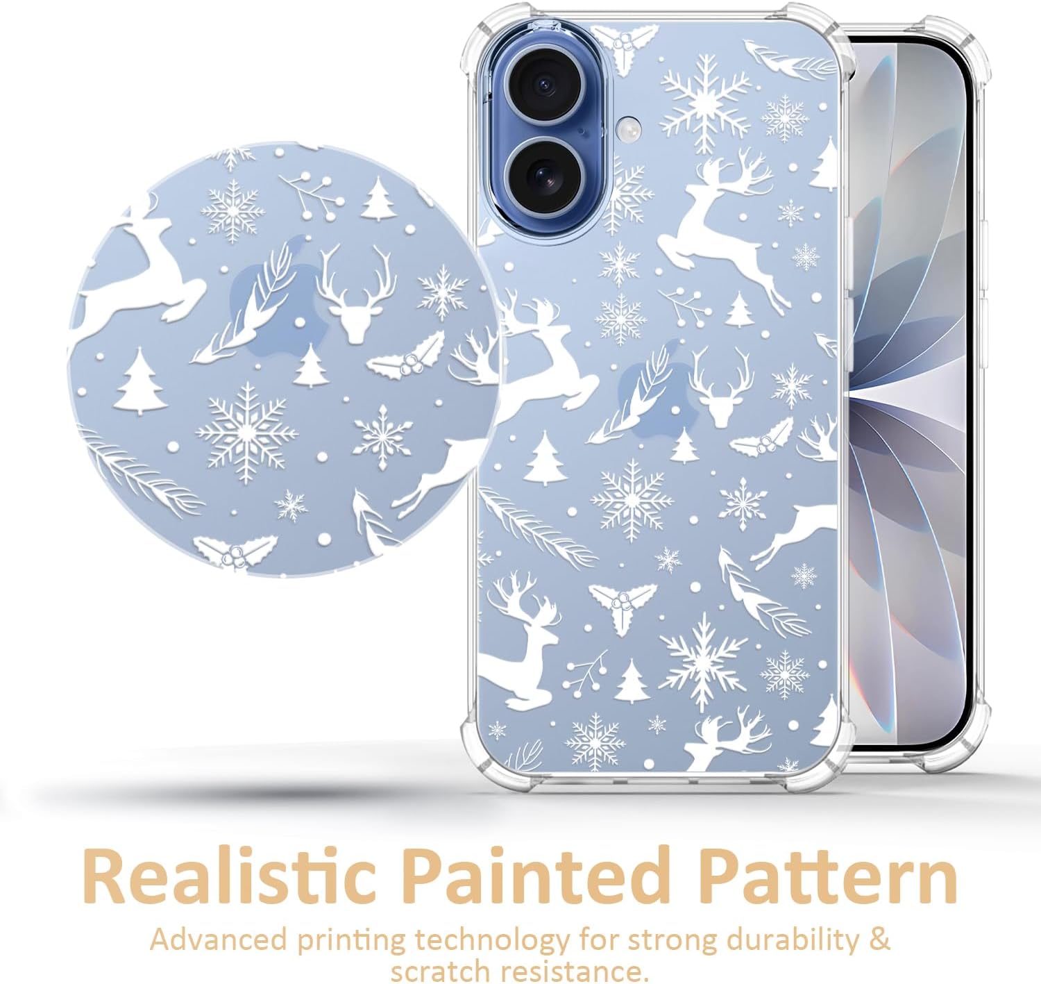 Thumbnail 4 de CAROKI Clear Vintage Phone Case for iPhone 17