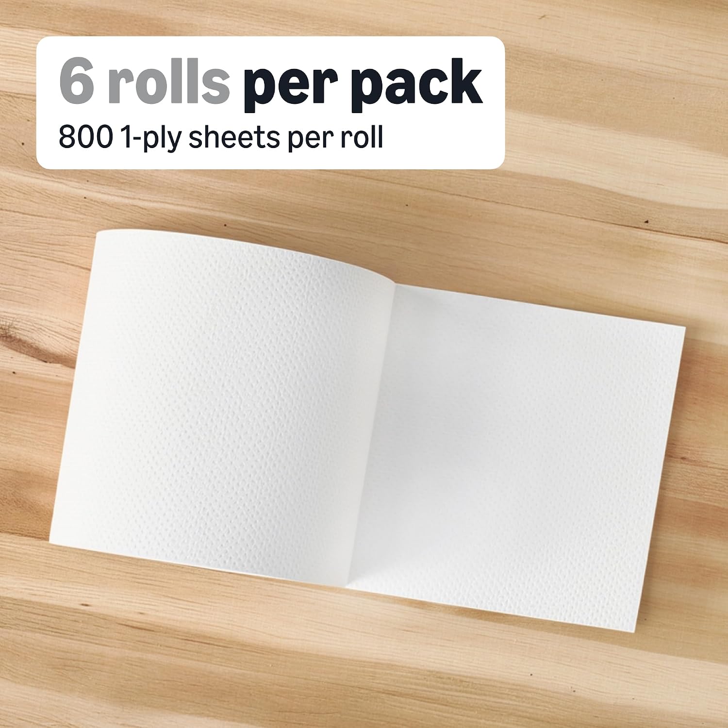 Thumbnail 3 de AmazonCommercial 1-Ply Hardwound Paper Towels 800 ft 🧻
