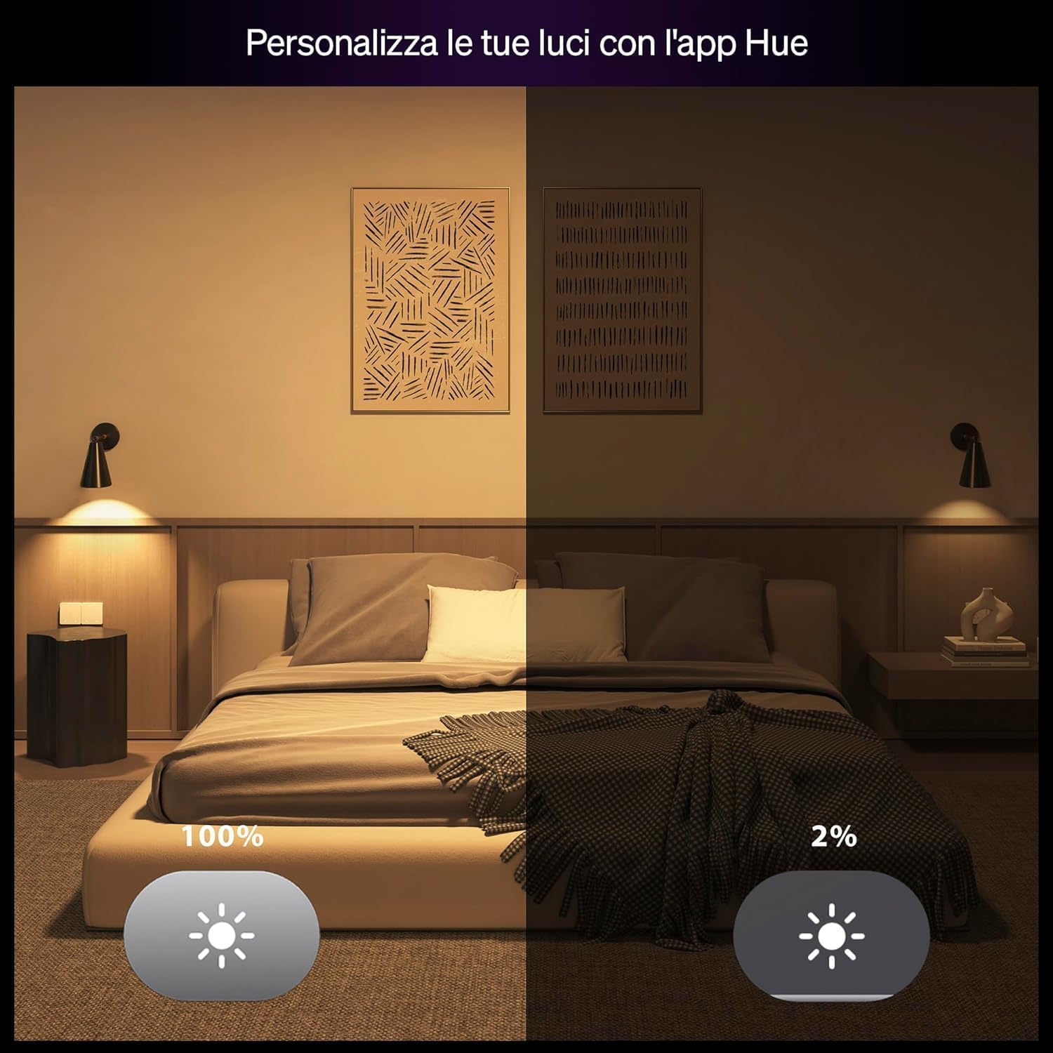 Thumbnail 3 de Philips Hue Essential Smart LED GU10 (Confezione da 4): lampadine intelligenti per colore e bianco, compatibili con Alexa, Google Assistant e Apple Home
