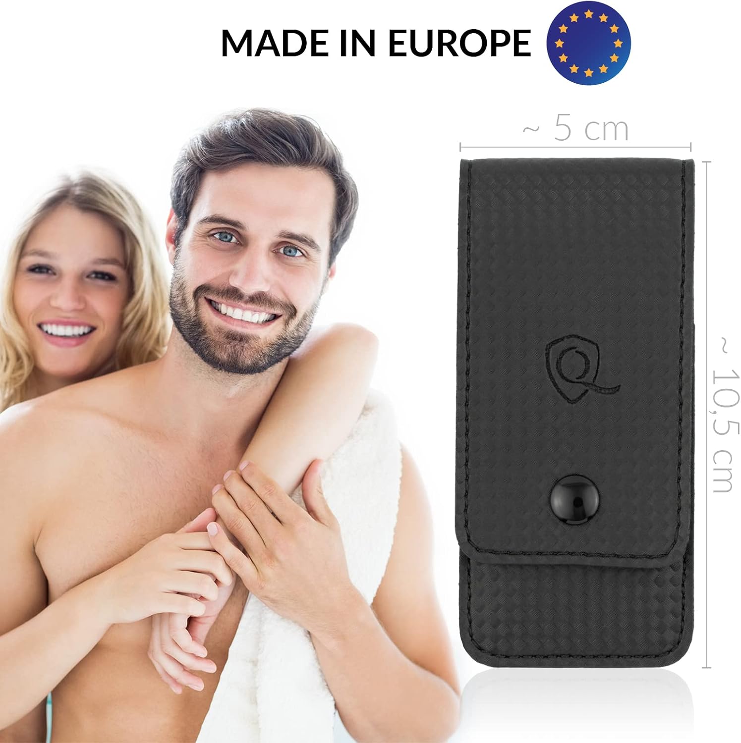 Thumbnail 1 de Set Manicure da Uomo e Donna – Kit da 4 pezzi con lima in zaffiro di Solingen, compatto e ideale per viaggi