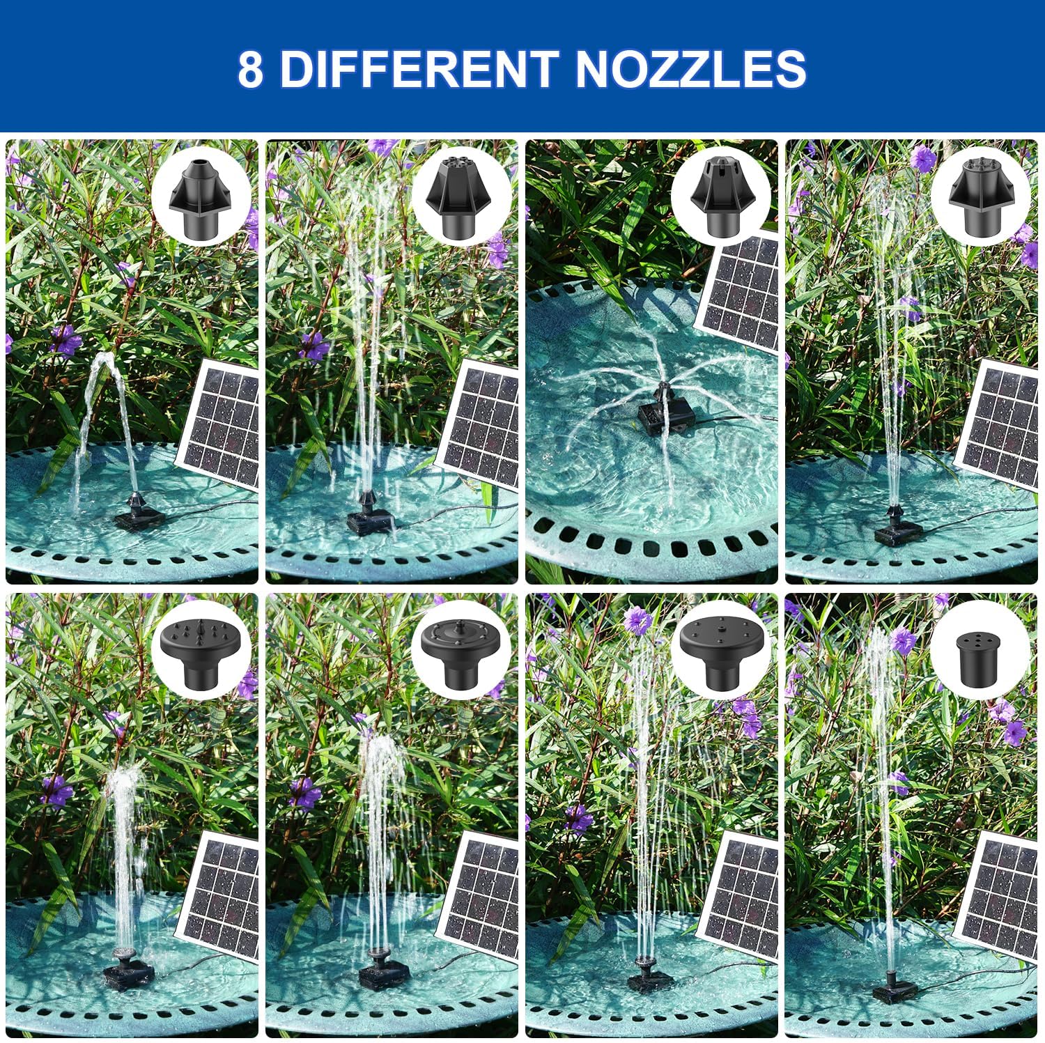 Thumbnail 4 de SZMP Solar Springbrunnen 3.5W Glas Panel