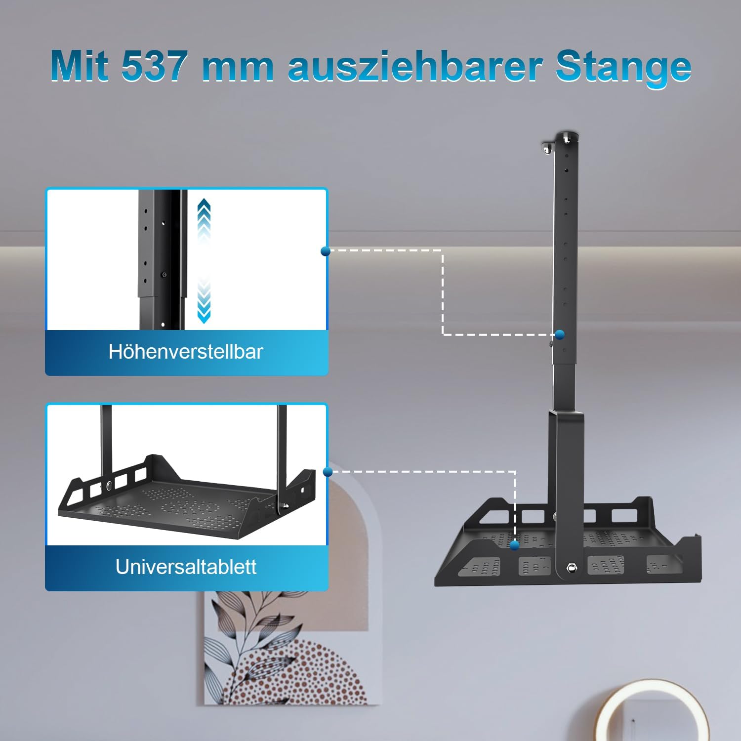 Thumbnail 1 de Salange Beamer Deckenhalterung Höhenverstellbar 10 kg