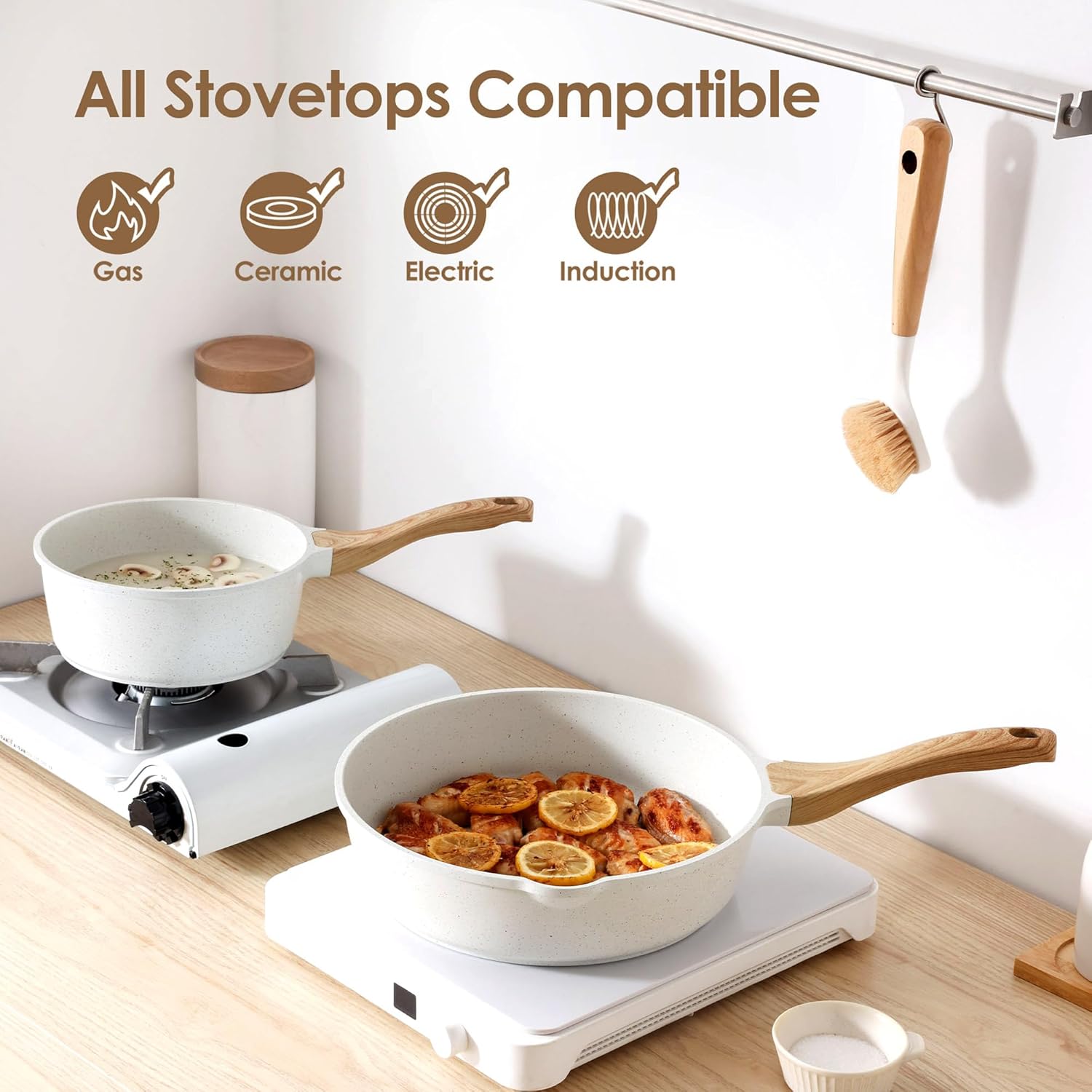 Thumbnail 3 de SENSARTE Ceramic Cookware Set 13-Piece
