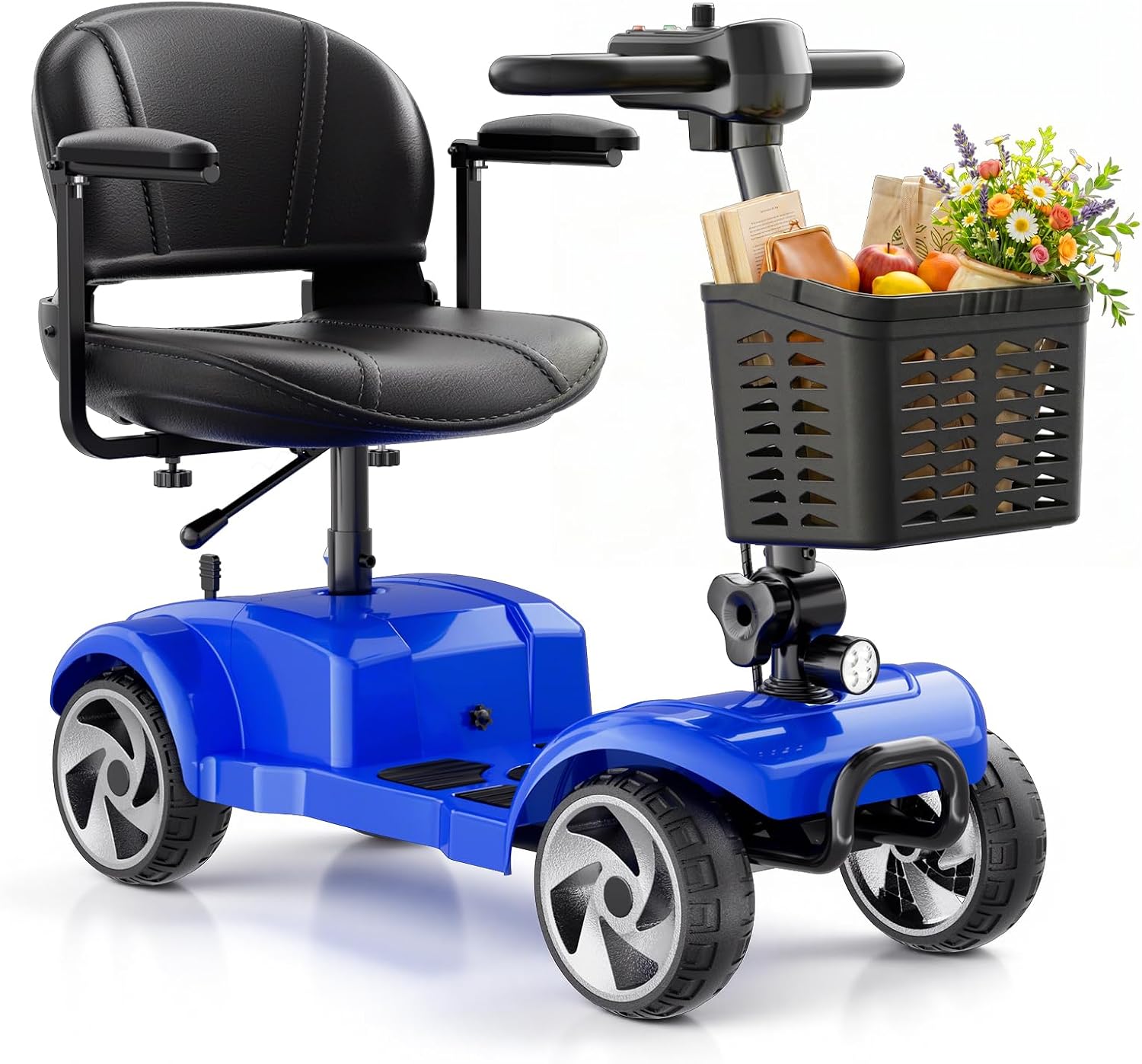 Detalle de 4-Wheel Mobility Scooter with 24V 12Ah Battery