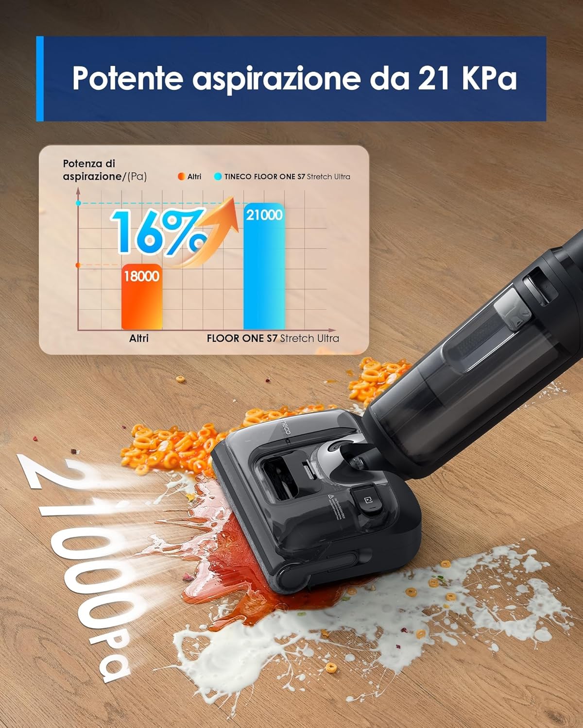 Thumbnail 5 de Tineco Floor ONE S7 Stretch Ultra Lavapavimenti