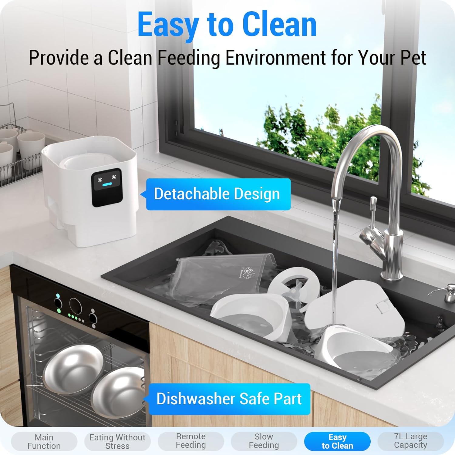 Thumbnail 5 de Frienhund 5G WiFi Automatic Cat Feeder