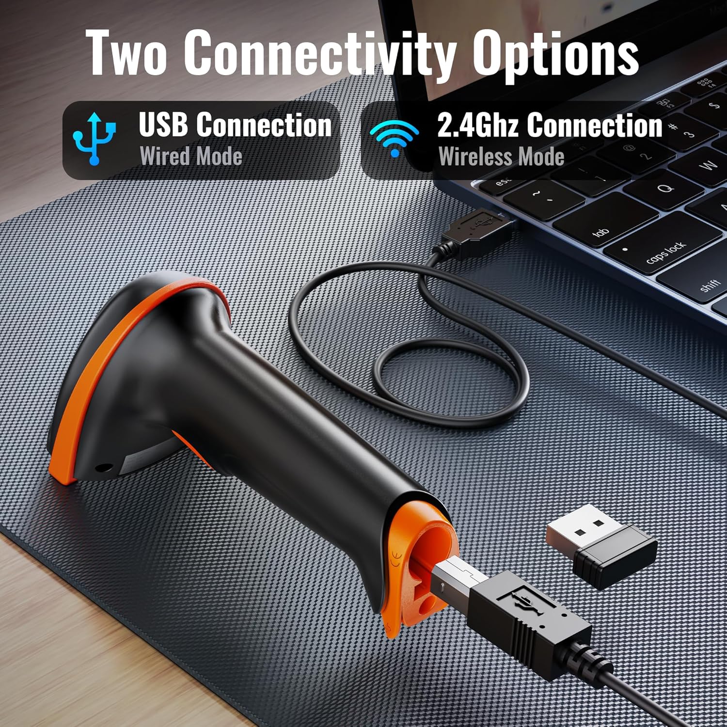 Thumbnail 2 de Tera D5100 2000mAh 2D QR Barcode Scanner