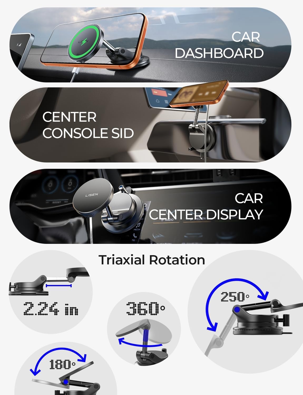 Thumbnail 4 de Lisen 15W MagSafe Car Charger