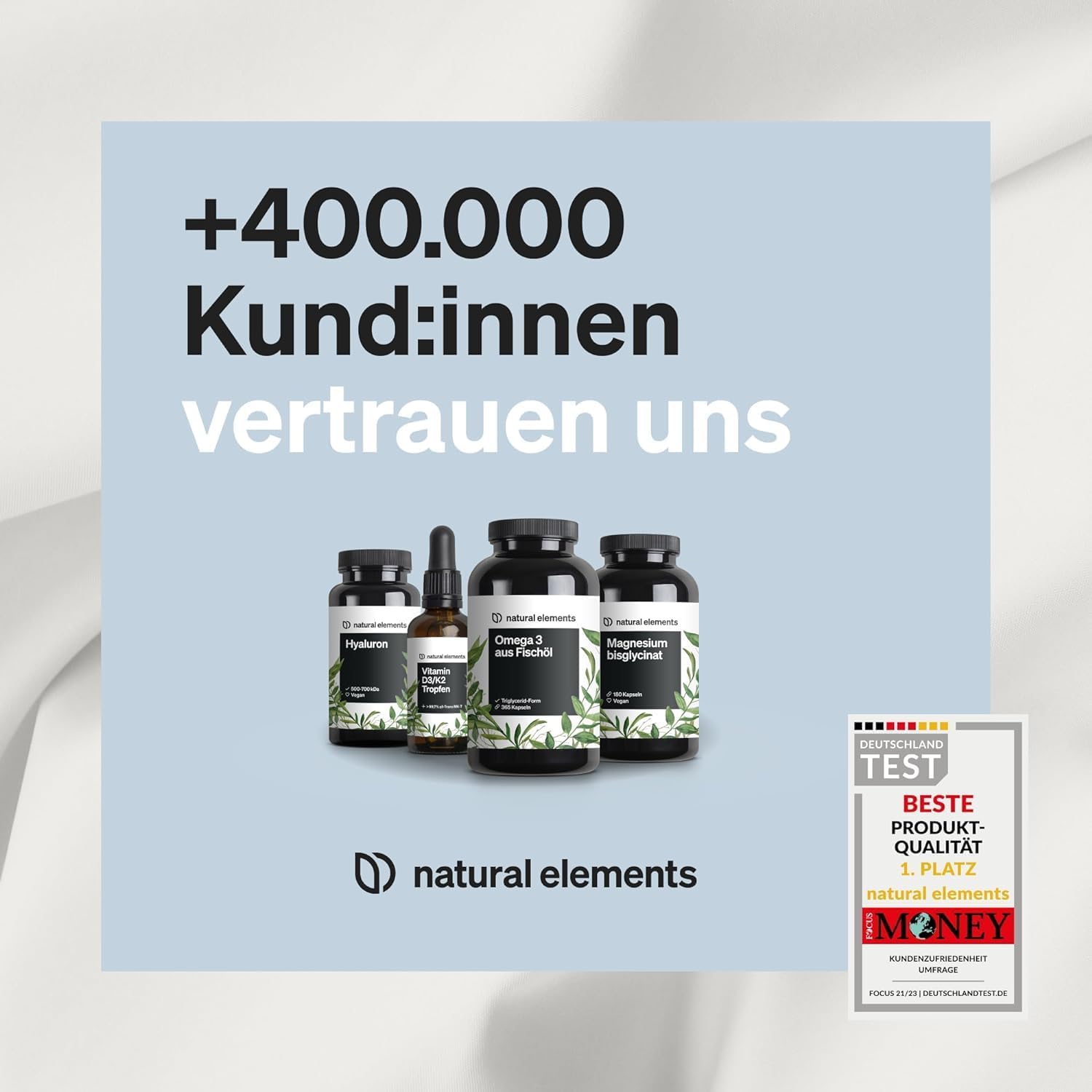 Thumbnail 4 de natural elements Bio-Ashwagandha KSM-66 180 Kapseln