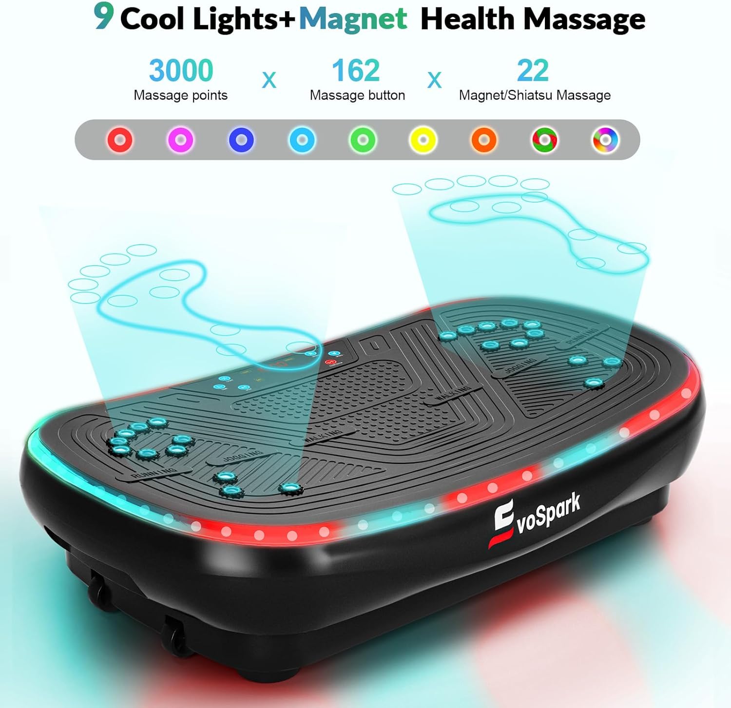 Thumbnail 3 de EvoSpark 4D PRO 7‑in‑1 Vibrationsplatte