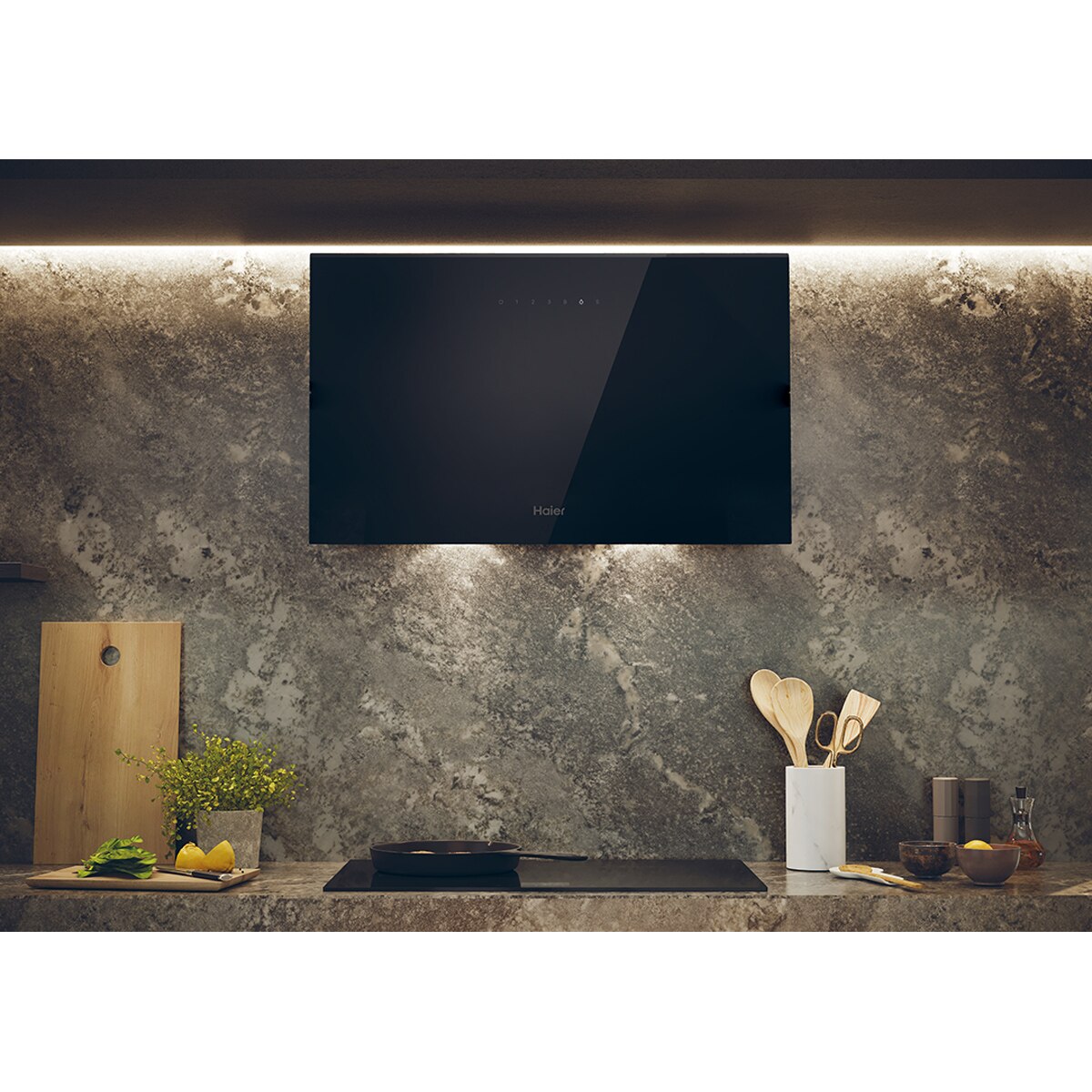 Thumbnail 3 de Haier HADG8CBS6BVOC campana 80 cm 420 m³/h