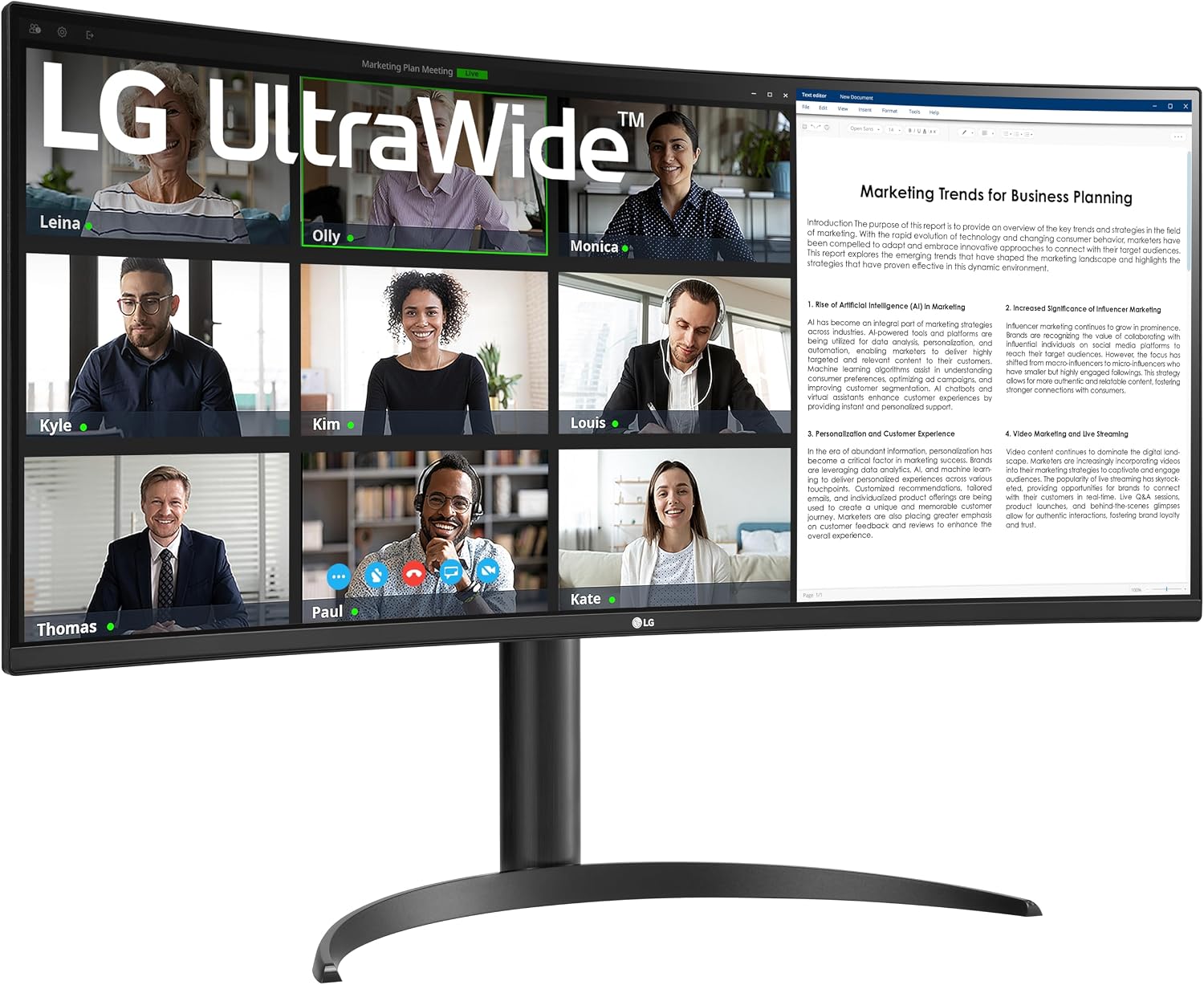 Detalle 2 de LG UltraWide monitor 34-inch