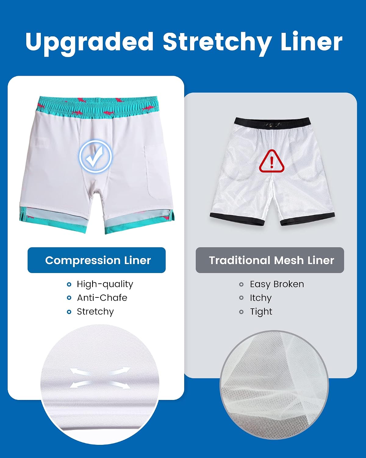 Detalle de maamgic Men's Swim Trunks, 5-Inch