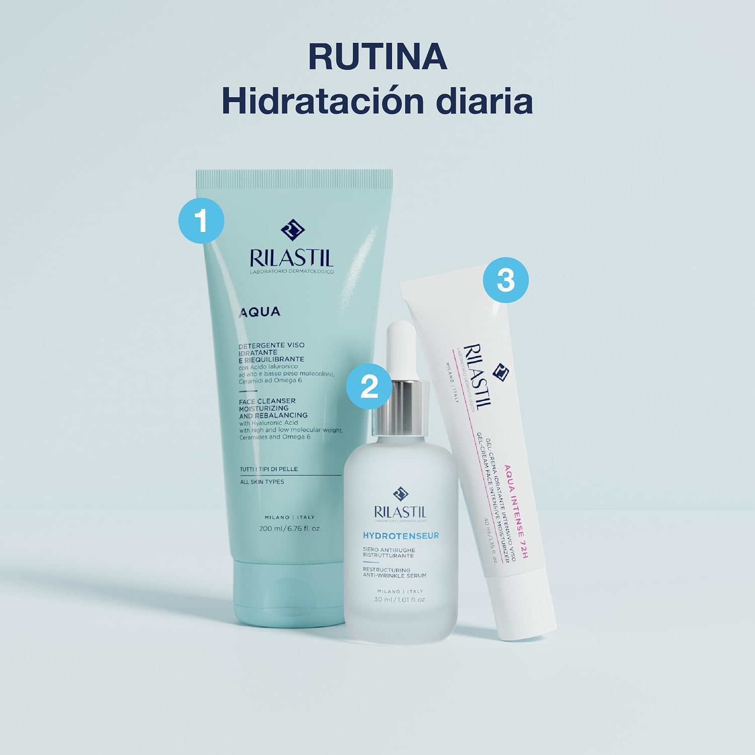 Thumbnail 6 de Rilastil-Aqua DET Viso 200 ml — Nettoyant Visage Doux et Hydratant