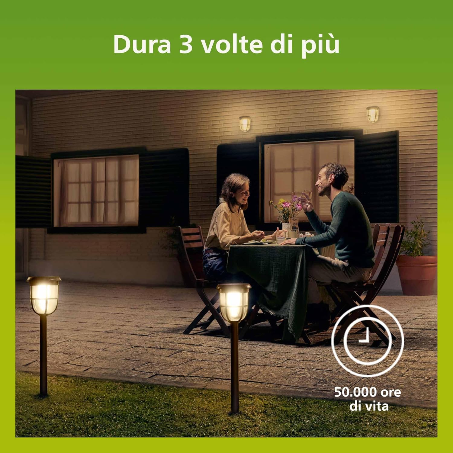 Thumbnail 3 de PHILIPS Lampadina LED a goccia smerigliata E27 (luce bianca calda), Classe A, set da 3 pezzi da 60W