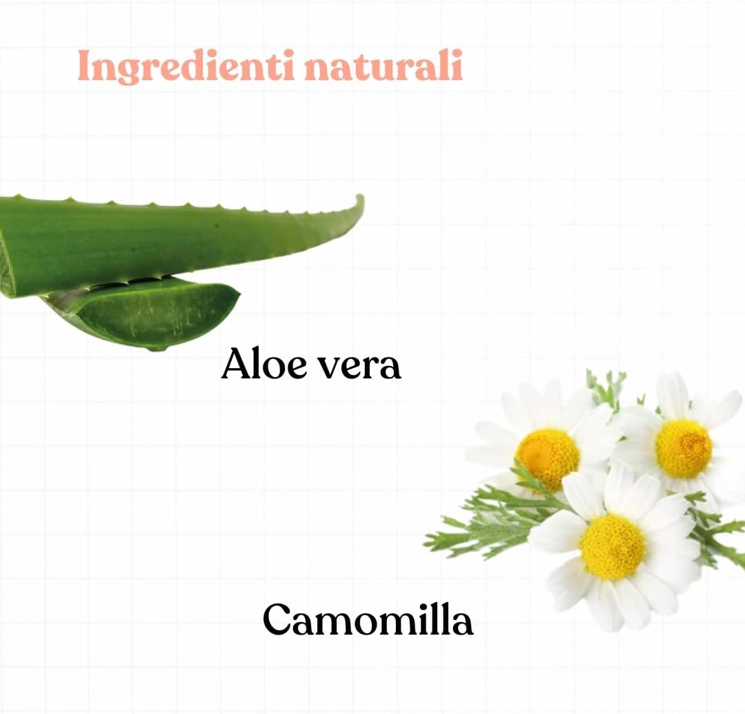 Detalle de Bau Mousse Detergente Intimo per Cani senza Risciacquo con Camomilla e Aloe Bio