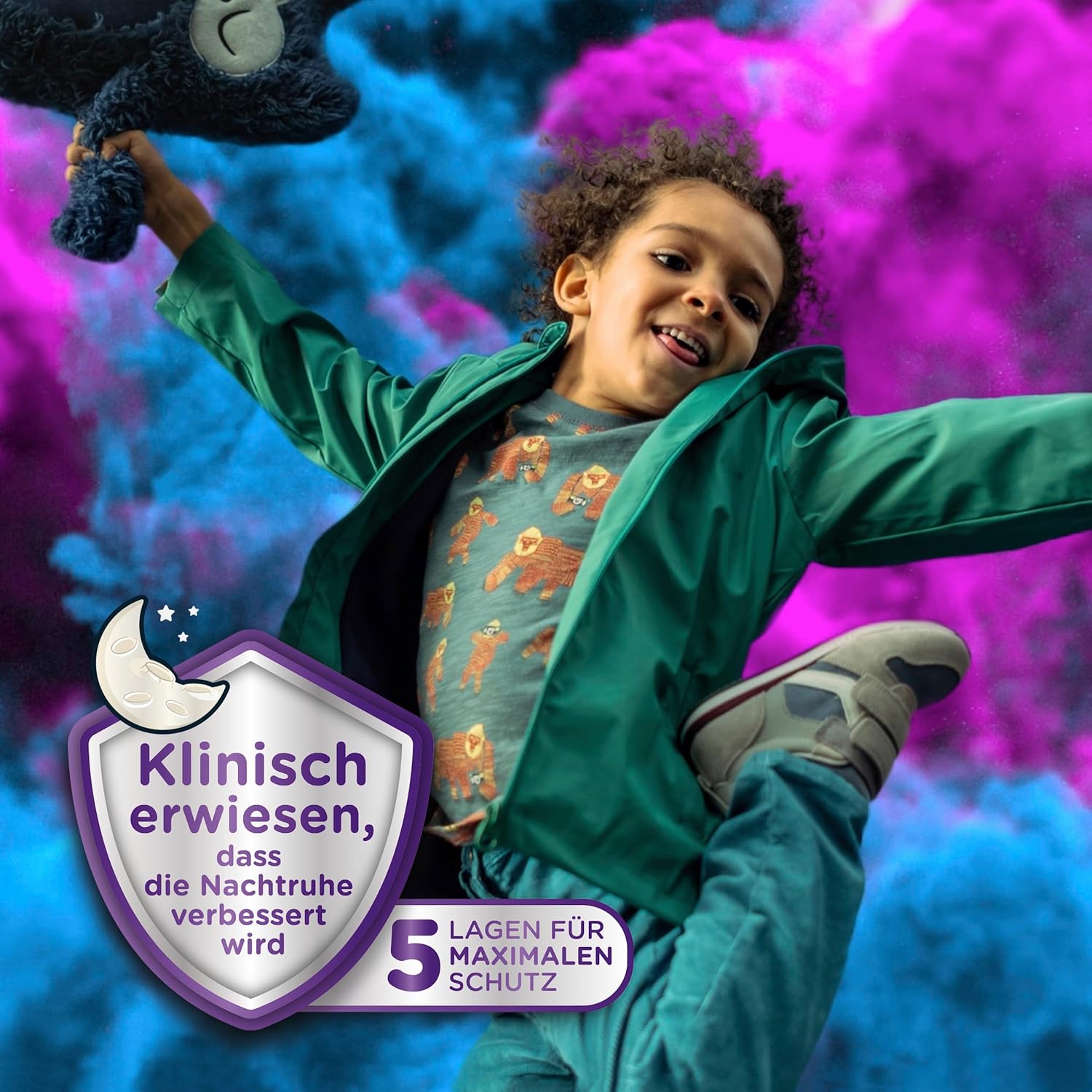 Thumbnail 5 de Huggies DryNites Nachtwindeln bei Bettnässen, Mädchen XL (13–17 Jahre, 48–60 kg) – Jumbo-Monatspack 33 Stück