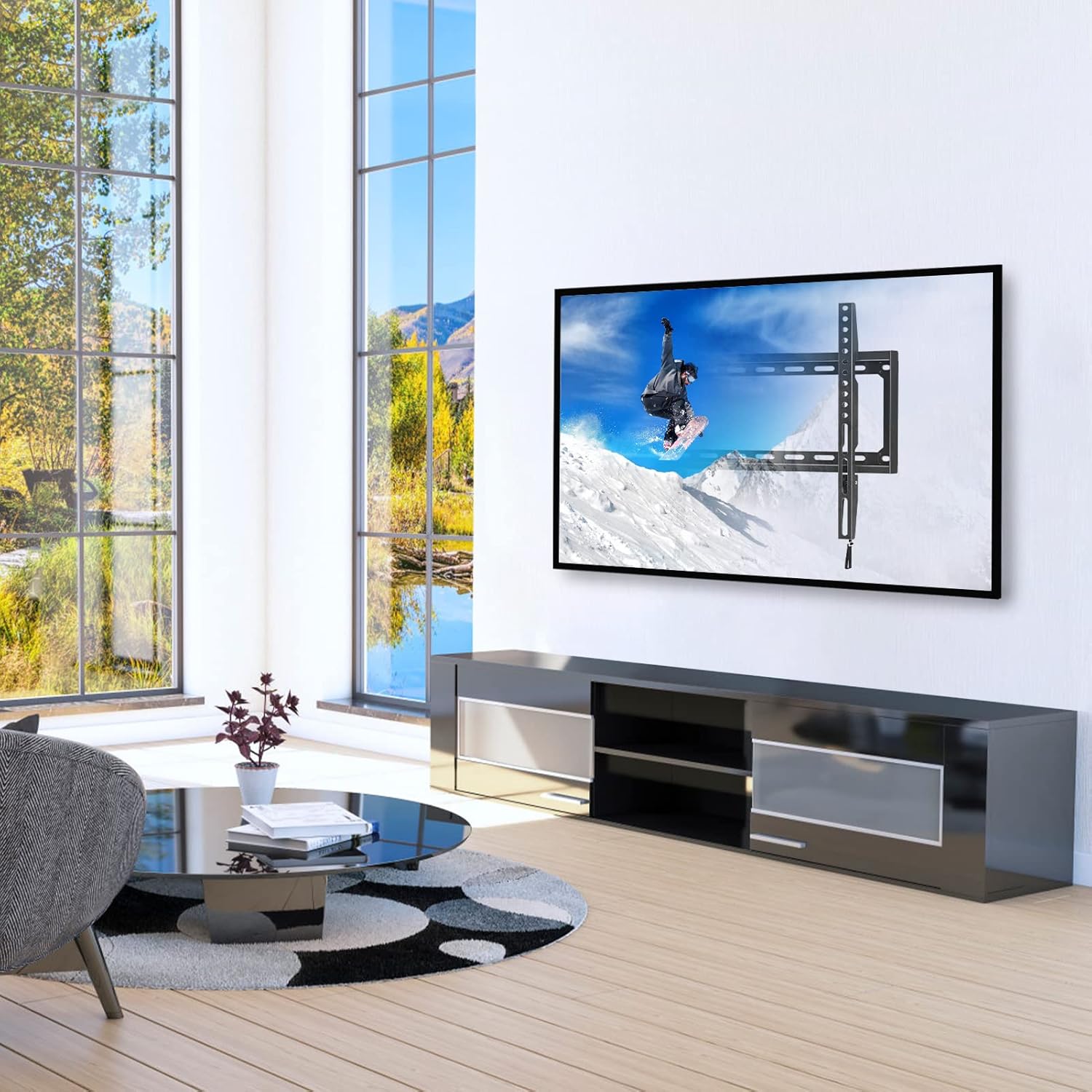 Thumbnail 5 de Fixed TV wall bracket 26-60 inch MD2361-K-02
