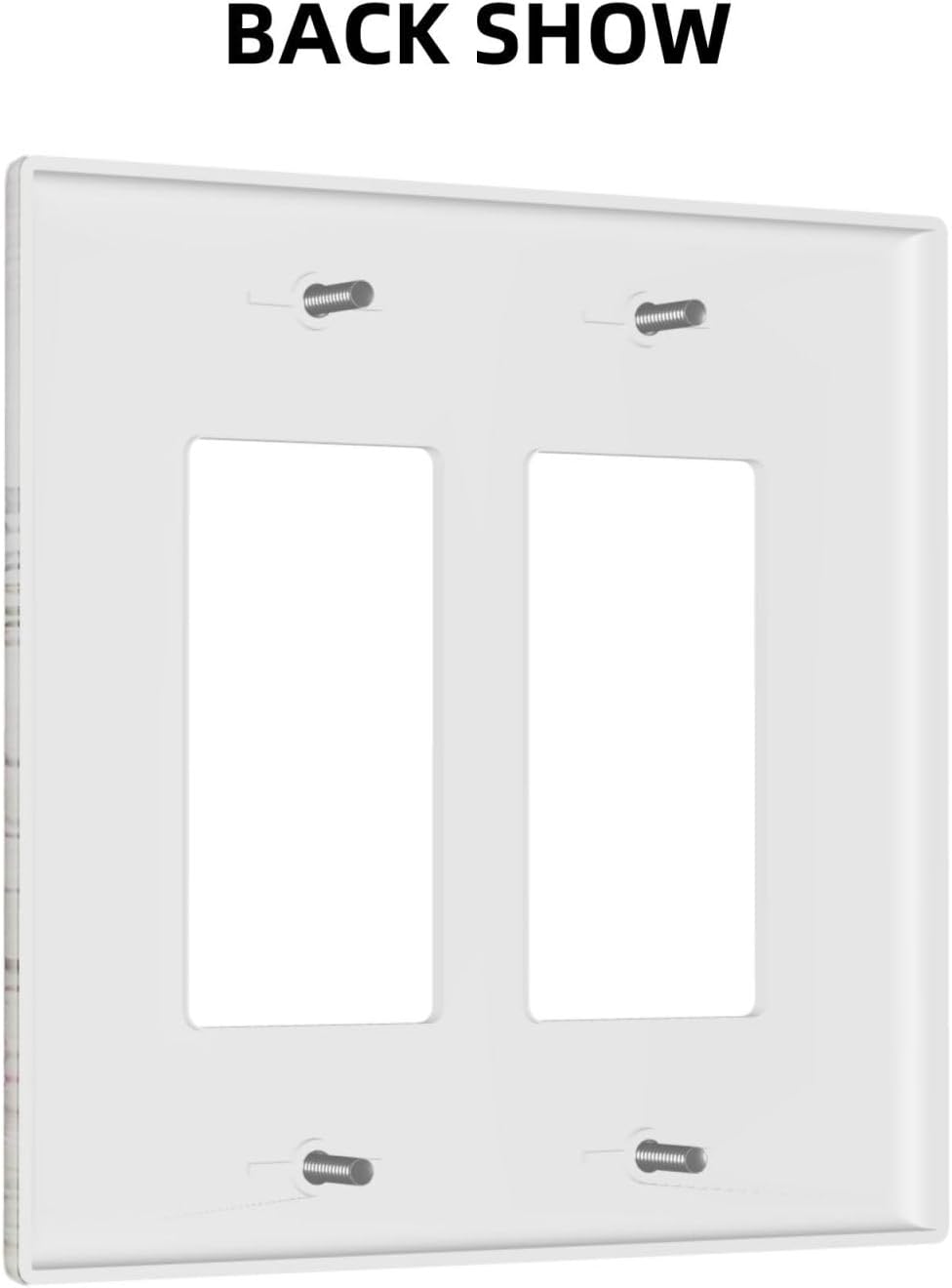 Detalle 2 de Sghxwp 2-Gang Rocker Switch Plate
