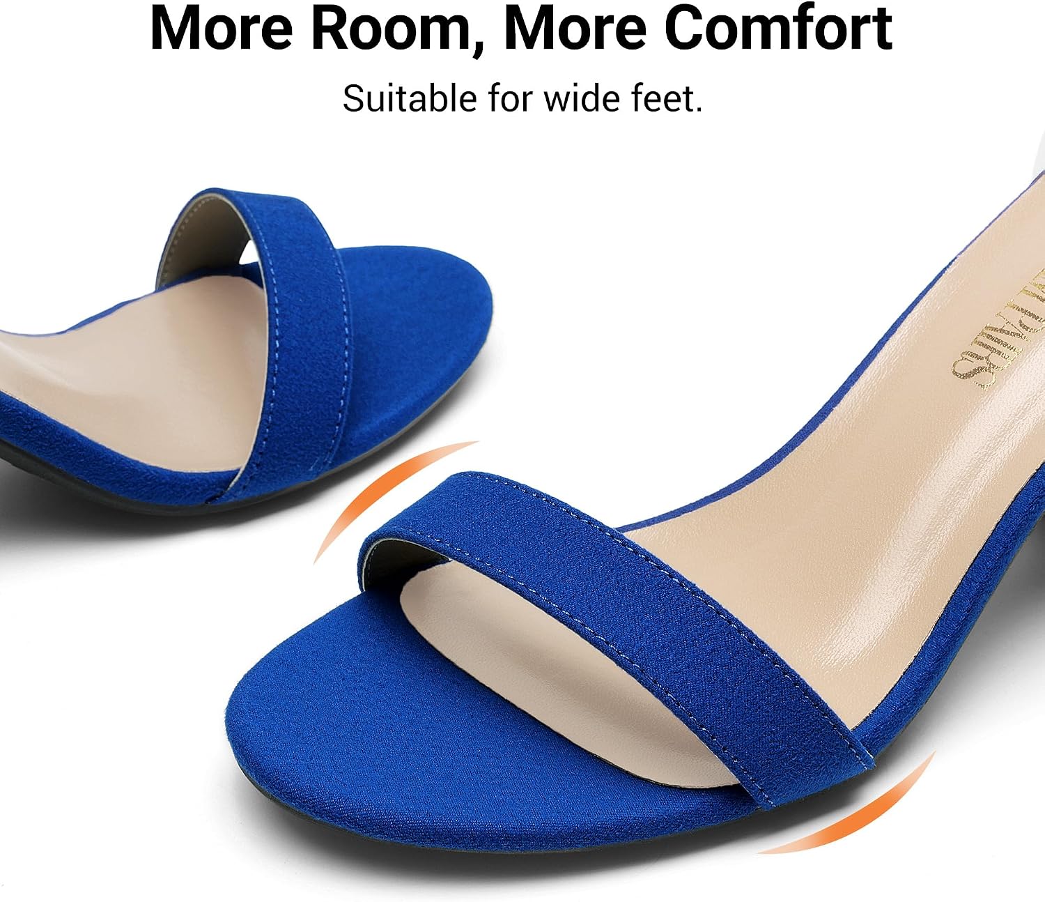 Detalle 1 de DREAM PAIRS 59938 Women's Block Heel Sandals with Adjustable Ankle Strap